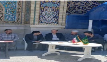 پرپایی میز ارتباطات مردمی در نماز جمعه شهرستان تربت حیدریه به مناسبت هفته جهاد کشاورزی