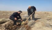 خلیل آباد-پویش نهالکاری شهرستان خلیل آباد در منطقه جنوب کندر با حضور مردم و مرتعداران اجرا شد