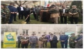 اداره کل-کاشت نهال  توسط مدیر کل منابع طبیعی و آبخیزداری ورئیس کل دادگستری خراسان رضوی