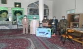 خواف-استقرارمیز خدمت به مناسبت هفته منابع طبیعی در محل نماز جمعه شهرستان خواف