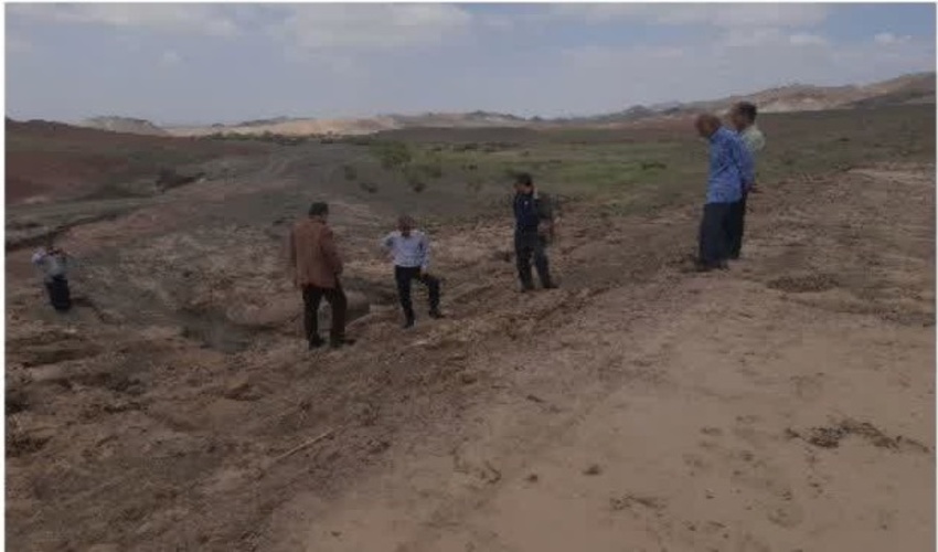 بازدید معاون آبخیزداری اداره کل منابع طبیعی و آبخیزداری داری خراسان رضوی از بند خاکی نجم‌آباد؛ نقش مؤثر بند خاکی نجم‌آباد در مهار روان‌آب‌های اخیر بررسی شد.