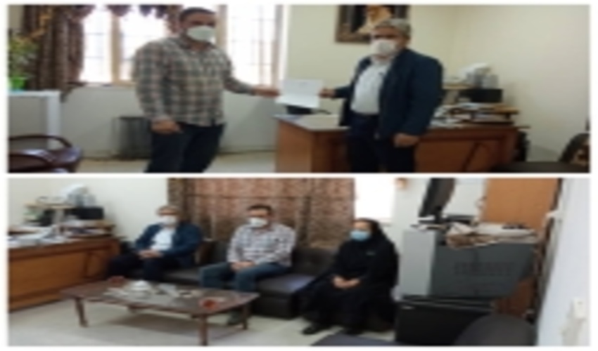 امضاء تفاهم نامه همکاری ادارات منابع طبیعی و آبخیزداری با آموزش فنی و حرفه ای شهرستان جغتای 