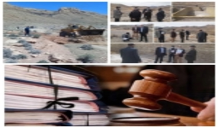 دفاع از حقوق بیت المال با حفظ و حراست از اراضی ملی در شهرستان ششتمد خراسان رضوی