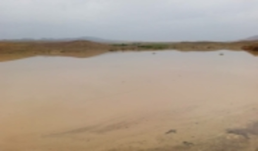 بند خاکی گزار در شهرستان فیروزه آبگیری شد
