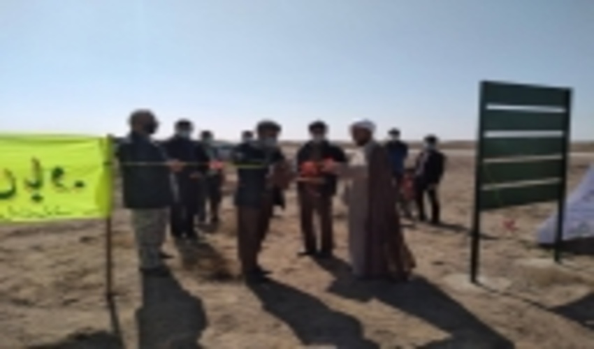 افتتاح چهار پروژه بیابانزدایی در شهرستان خواف 