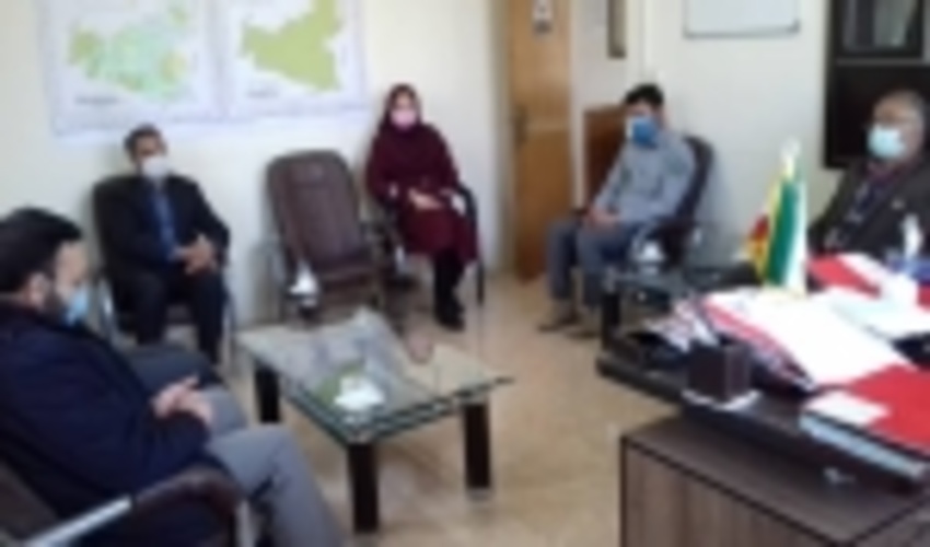 حضور مسئولین قضایی شهرستان خوشاب در جمع کارکنان منابع طبیعی و آبخیزداری این شهرستان 