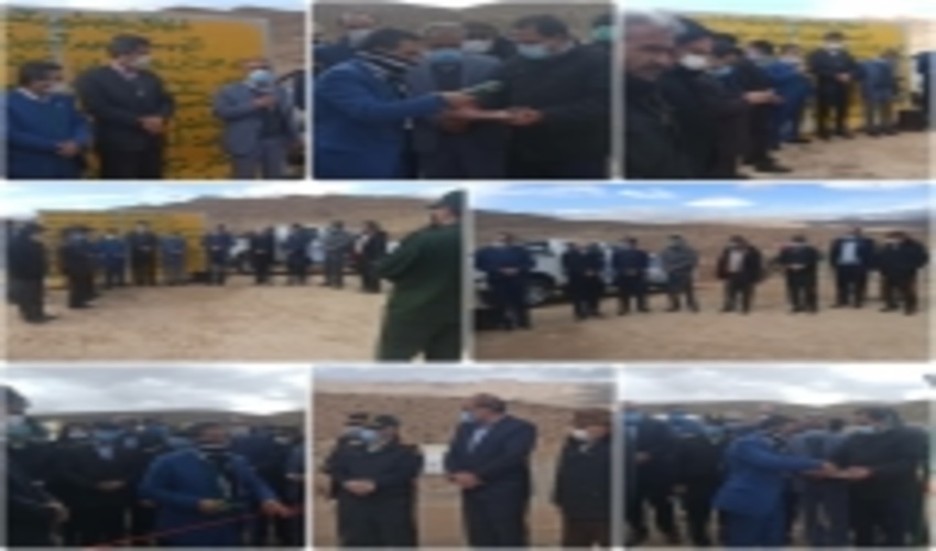 افتتاح بند خاکی حوزه آبخیز سوهان در شهرستان چناران