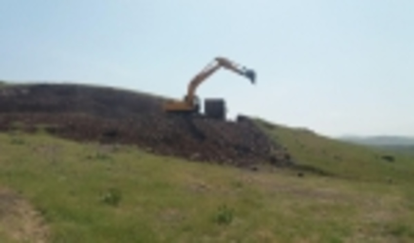 تخریب ویلا و استخر کشاورزی غیر مجاز در اراضی ملی شهرستان مشهد