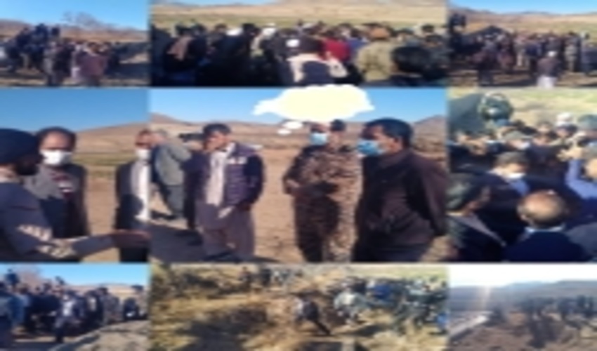 خلع ید و تخریب قنات احداث شده در اراضی ملی شهرستان تایباد 