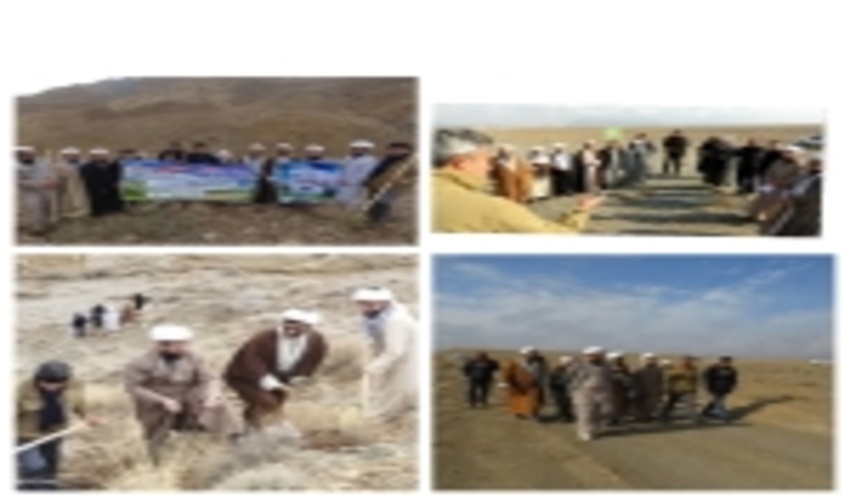 بازدید روحانیون شهرستان بردسکن از پروژه های منابع طبیعی و آبخیزداری 