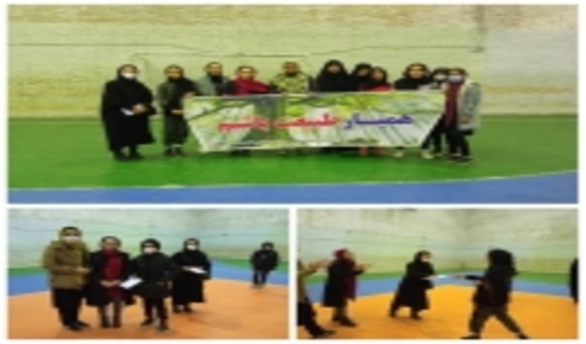 جغتای -بانوان فوتسالیست همیاران طبیعت نایب قهرمان مسابقات جام چهارجانبه بانوان شهرستان جغتای