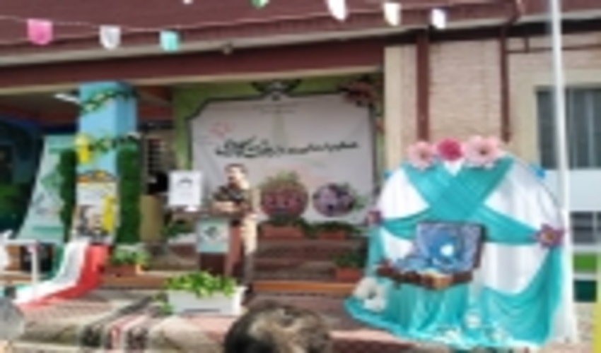 مراسم نهالکاری در دبستان شاهد شهید ناصری