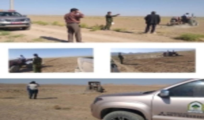 بجستان-رفع تصرف ۹۰ هکتار از اراضی ملی در شهرستان بجستان 