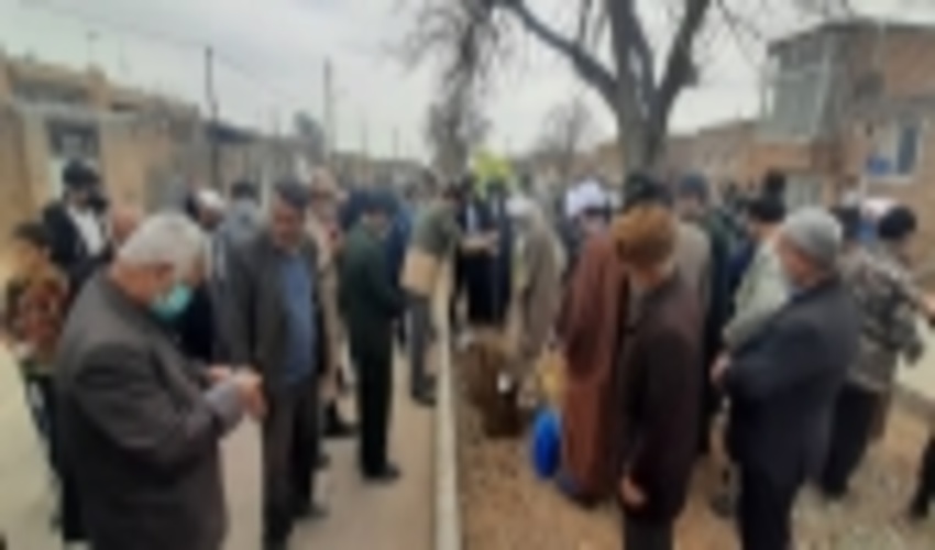 فیروزه-مراسم روز درختکاری