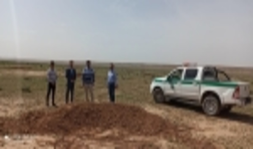 تربت جام-بهره برداری پروژه مدیریت هرزآب و کنترل رواناب در ۳۴۰ هکتار کانون‌های فرسایش بادی تربت جام