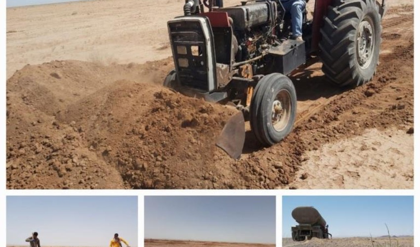 مقابله با بیابان زایی در سطح ۵۲۵ هکتار اراضی بیابانی در شهرستان گناباد آغاز شد