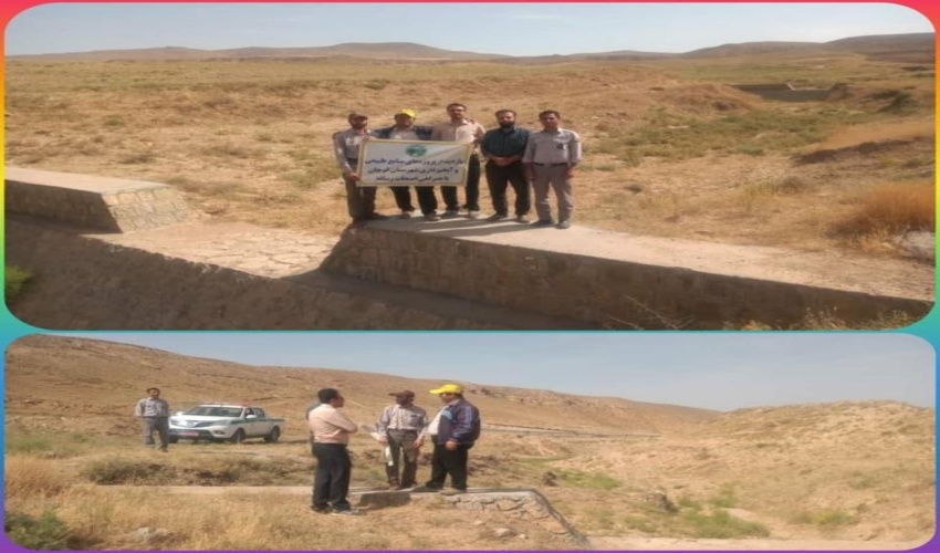 بازدید خبرنگاران و اصحاب رسانه شهرستان قوچان از پروژه های آبخیزداری