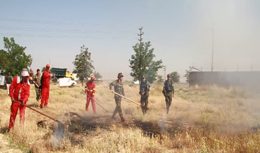 گفتگو با فرمانده یگان حفاظت اداره کل منابع طبیعی و آبخیزداری خراسان رضوی(با موضوع حریق)