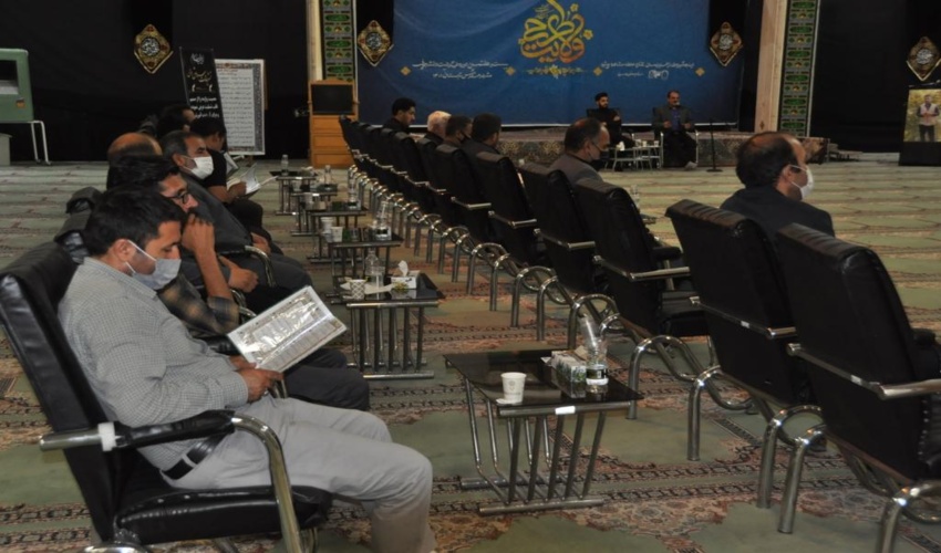 مراسم چهلمین روز عروج شهادت گونه همکار گرامی مهندس جواد غلامی طبسی 