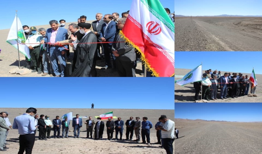 پروژه آبخیزداری پخش سیلاب  فاز دو شهری شهر بجستان افتتاح شد