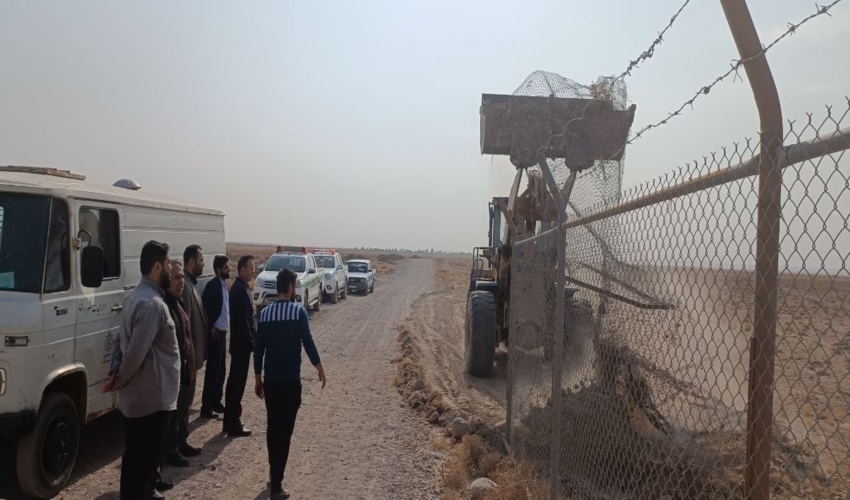 رفع تصرف و خلع ید از 400هکتار اراضی ملی درتربت جام