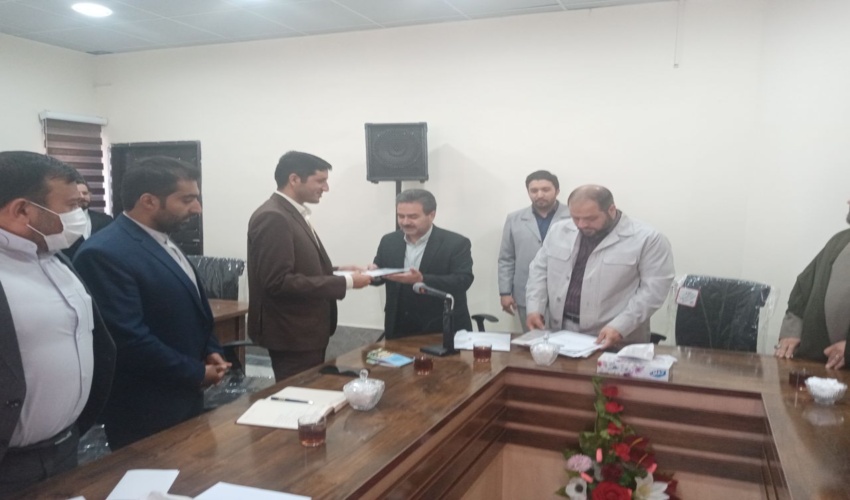 معرفی محمد حسین جوادی به عنوان رئیس جدید اداره منابع طبیعی و آبخیزداری شهرستان  کوهسرخ