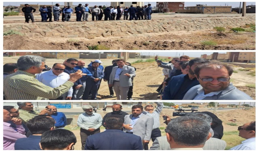 بازدید مدیران  و خیرین استان فارس  از پروژهای آبخیزداری و آبخیزداری شهرستان گناباد