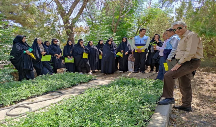 برپایی تور ترویجی تشکلهای غیر دولتی شهرستان رشتخوار و بازدید از نهالستان طرق