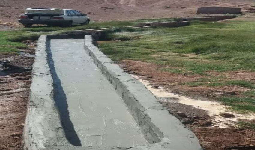 احداث آبشخور دام در شهرستان کاشمر  