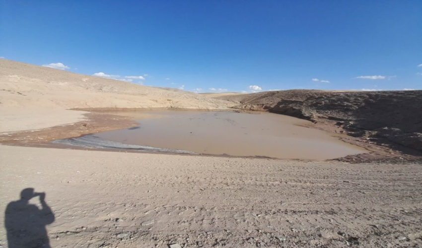 بند خاکی خمارتاش شهرستان قوچان آبگیری شد