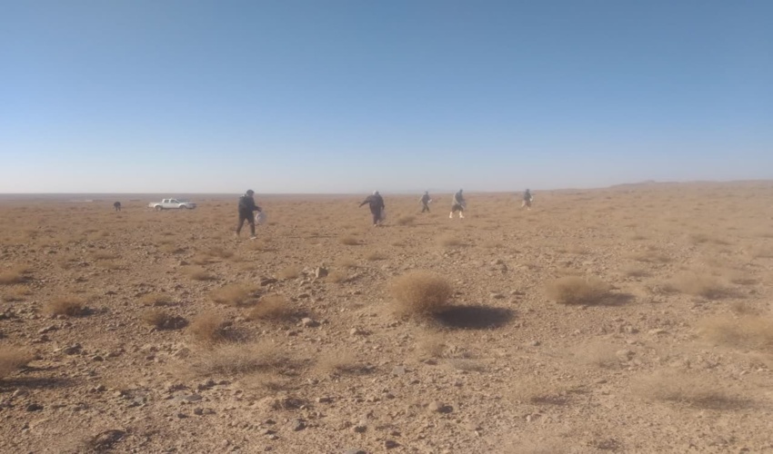 بذرپاشی 250 هکتار از مراتع شهرستان خلیل آباد