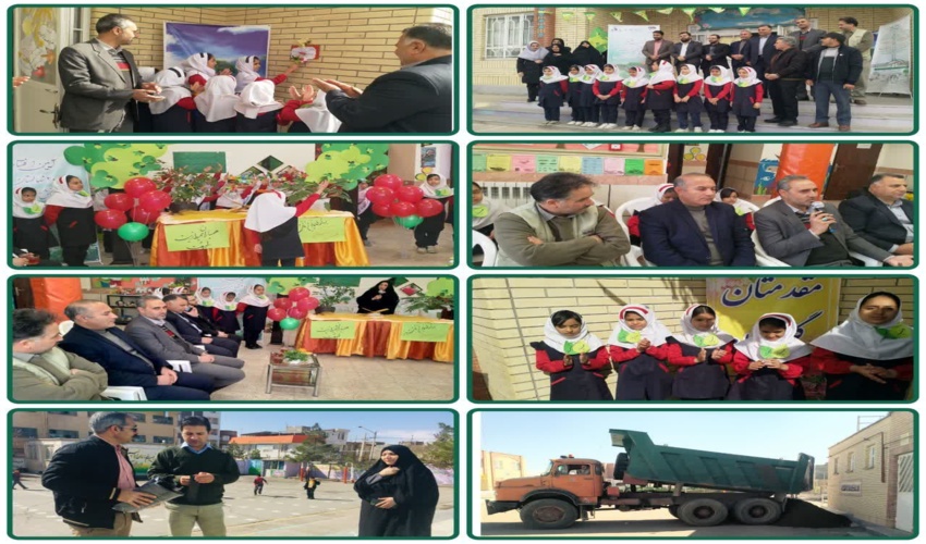 افتتاح همزمان ۷ نهالستان دانش آموزی در شهرستان نیشابور