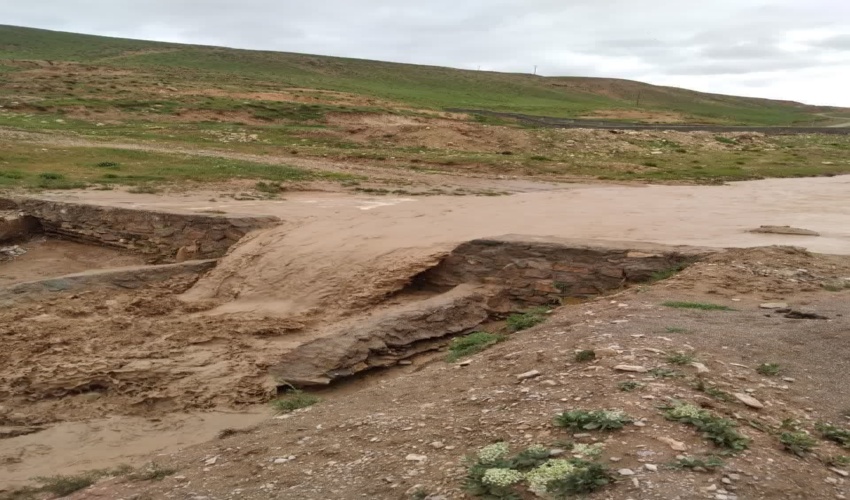 بالغ بر۷۵۰هزارمترمکعب ذخیره اب درسازه های ابخیزداری شهرستان قوچان