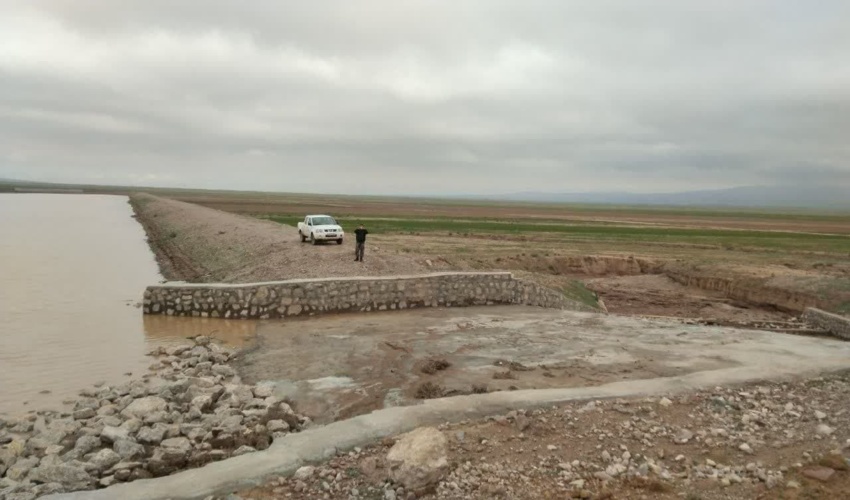 بالاترین میزان جذب اعتبارات واجرای پروژه های  آبخیزداری شهرستان قوچان 