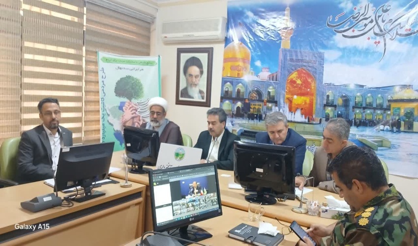 برگزاری هشتاد و نهمین جلسه طرح مردمی کاشت یک میلیارد درخت با تاکید بر نقش نهال‌کاری در مقابله با گرد و غبار