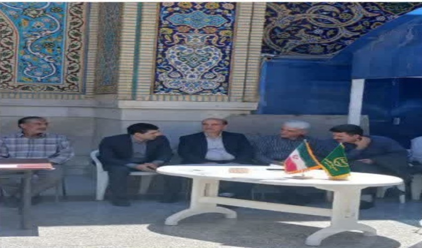پرپایی میز ارتباطات مردمی در نماز جمعه شهرستان تربت حیدریه به مناسبت هفته جهاد کشاورزی