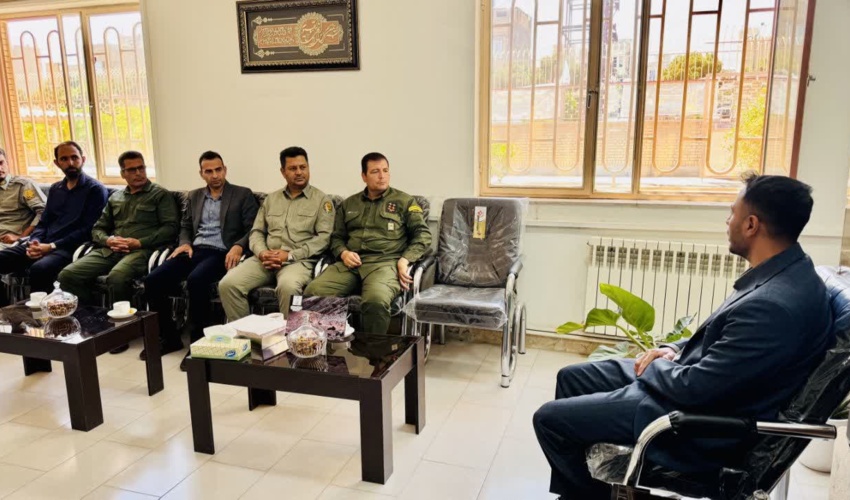 دیدار با رئیس دادگستری شهرستان جغتای به مناسبت هفته قوه قضائیه